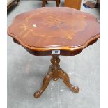 Reproduction Inlaid Occasional Table:
