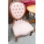 Early 20th Century Upholstered Bedroom Chair: