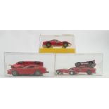 A collection of loose Dinky & Corgi Ferrari cars to include: Dinky 216 Dino x 2 , 242 Racing,