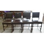 Four Quality Mahogany Edwardian Dining Chairs(4)