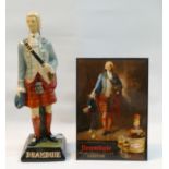Resin Drambuie Advertising Figure: together with similar tin bar standing item height of tallest