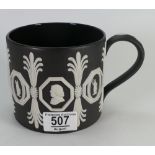 Wedgwood black & white jasperware tankard by Richard Guyatt: in celebration of the 250th