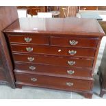 Quality Reproduction Chest of 6 Drawers: width 100cm x depth 47cm x 89cm height