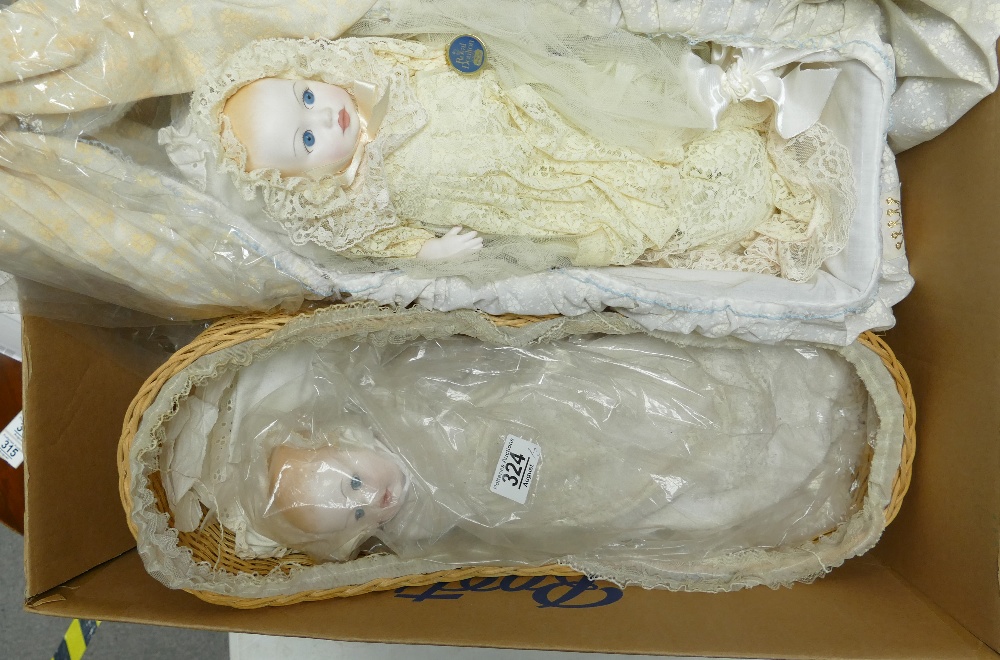 Royal Doulton China Faced Dolls: from the House of Nisbit First Born & The Royal Baby,
