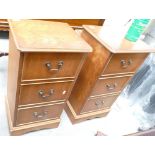 Two Reproduction Bedside Cabinets(2):