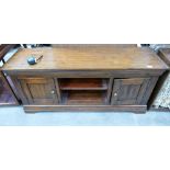 Modern Dark Wood Television Cabinet: len