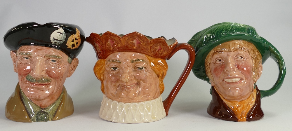 Three Doulton Large Character Jugs: 'Arr