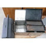 A collection of tin tool chest(3):