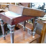 Victorian Mahogany Commode: