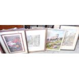 A collection of Framed Landscape & Still