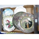 A mixed collection of items to include: Royal Doulton series and decorative plates together with