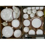 A collection of Paragon Holly rood patterned tea and dinner ware: to include tureens, dinner plates,