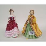 Royal Doulton figurines: Rachel HN2919 (seconds) together with Sweet sixteen HN3648 (2)