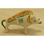 Mid Century Stylized Figure of a Boar: length 20cm