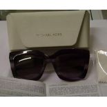 Five pairs of Michael Kors unisex sunglasses: cased.