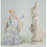 Wedgwood the three graces figure: aglaia and Coalport matt Sophie (2)