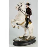 Beswick Lipizzaner with rider: model 2467 ( 2nd version)