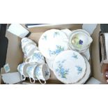 Royal Albert Forget Me Not Patterned Tea set: 21 piece