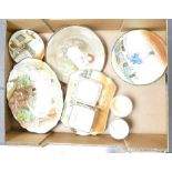 A collection of Royal Doulton Series Ware items to include: Gaffers large fruit bowl, Dickens items,
