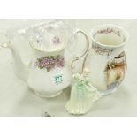 A mixed collection of items to include: Royal Doulton Bramly Hedge Seconds Vase Winter, Seconds