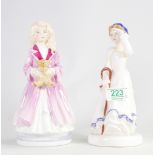 Royal Doulton Lady Figures: Limited Edition Faith HN3082 & Little Bo Peep HN3030(2)