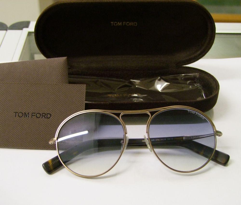 Three pairs of Tom Ford unisex Dorudo 54 sunglasses: cased.