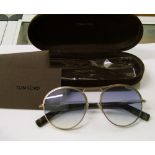 Three pairs of Tom Ford unisex Dorudo 54 sunglasses: cased.