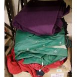 A large quantity of used ladies and children's clothing.