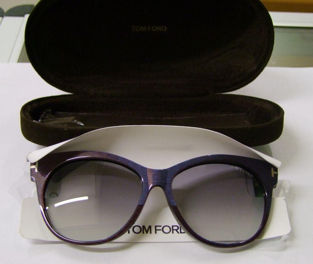 Three pairs of Tom Ford ladies sunglasses: cased.