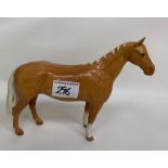 Beswick Palomino huntsman's horse: 1484 (tiny nip to hoof).