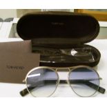 Three pairs of Tom Ford unisex Dorudo 54 sunglasses: cased.