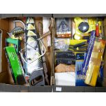 A mixed collection of DIY Tools and accessories to include: modern saws, engineers saws, hacksaws,