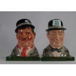 Royal Doulton Limited Edition Book Ends: Oliver Hardy & Stan Laurel(2)