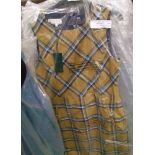 Four Hobbs of London checked ladies dresses: together with another style dress, sizes 10-12 (4).