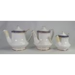 A collection of Paragon Sandringham Teapots: (3)