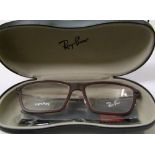 Four pairs of Ray Ban light ray glasses: including cases.