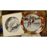 A collection of Royal Doulton Limited Edition British Heroes Plates to include: Captain Scott,