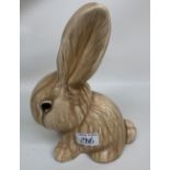 A Sylvac art deco large bunny figure 1026: 26cm in height.