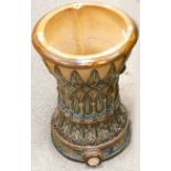 Doulton Lambeth ornate water filter: Decorated with Gothic decoration and marked "DOULTON LAMBETH",