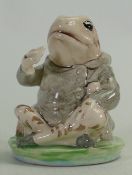 Royal Albert Beatrix Potter figure My Jeremy Fisher: BP6A with unfinished decoration.