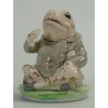 Royal Albert Beatrix Potter figure My Jeremy Fisher: BP6A with unfinished decoration.