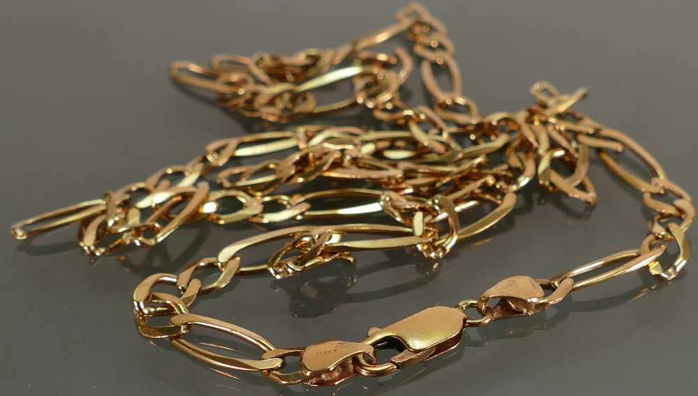 9ct gold necklace: Length 67cm, 19.9 grams. - Image 2 of 2