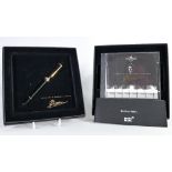 Mont Blanc Meisterstuck Platinum Line 'Frederic Chopin' fountain pen: Boxed.