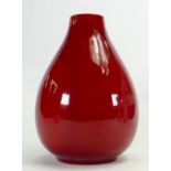 Royal Doulton early Flambe vase: C1920, height 22cm.