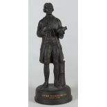 Wedgwood black Basalt figure of Josiah Wedgwood: 1972 height 22.