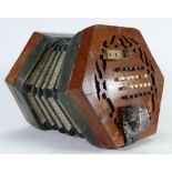 Jones & Sons Concertina Squeeze box: 24 button model (in need of repair).