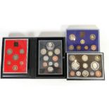 2008 & 2012 UK Royal Mint proof coin sets: 2008 proof coin set,