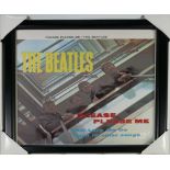 Coalport wallplaque The Beatles: Please Please me, limited edition with box.