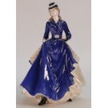 Coalport for Compton & Woodhouse limited edition figure Kate CW615: Height 27cm