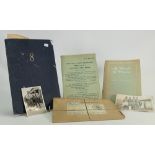 A collection of Military theme Ephemera to include: Army Emergency Reservist Instruction book.